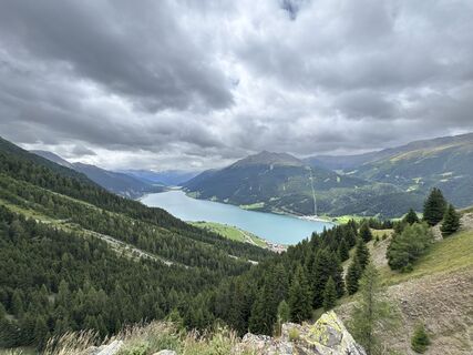 Foto von Gabriele Hugl entlang der Tour