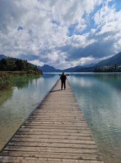 Foto de Woife Schickhuber a lo largo del recorrido
