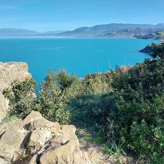 Panoramablick auf Agropoli vom Tresino-Dreizehn-Weg