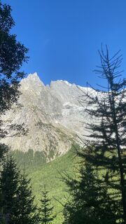 Photo de Anne Preesman le long du parcours
