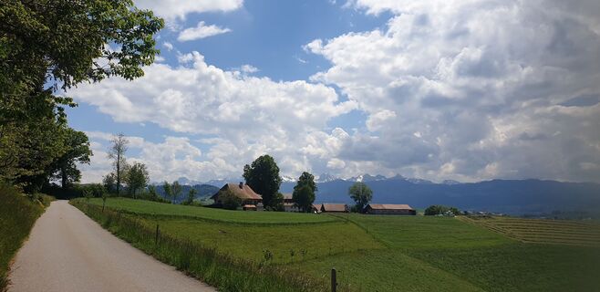 Foto von Hans-Rudolf Held entlang der Tour