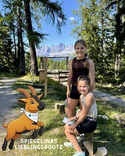 Spiegelinas Lieblingsroute auf der Reiteralm