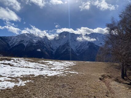 Foto von David Amrein entlang der Tour