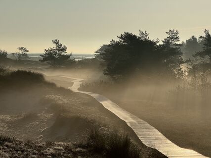 Zdjęcie z Martin Schubert wzdłuż trasy