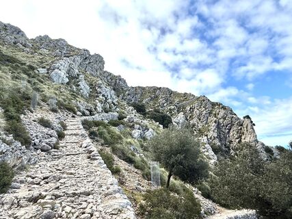 Photo de Norbert Herbig le long du parcours
