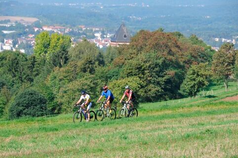 Auf dem MTB vorbei am Missionshaus St. Wendel