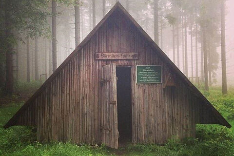 Bärensteinhütte im Herbst