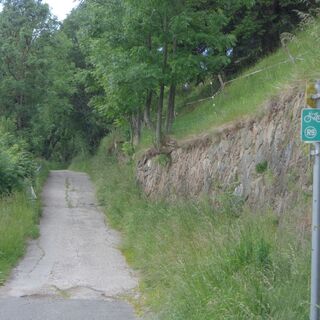 Alte Römerstraße Richtung Trebesing, erster Anstieg