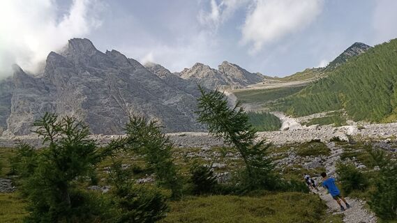 Foto de Giuseppe Mor a lo largo del recorrido