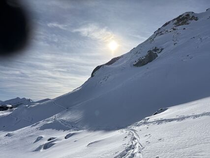 Photo de Heinz Sperl le long du parcours