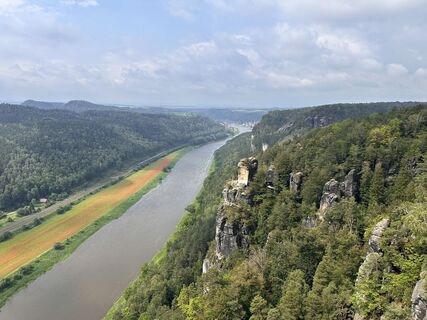 Photo de Norbert Herbig le long du parcours
