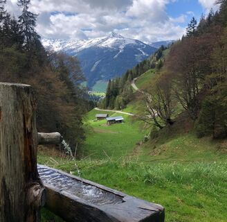 Aussicht von der Höslkapelle in Richtung Alpbach