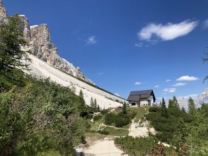 Foto von Marilena Locatelli entlang der Tour