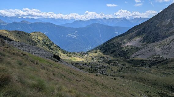 Photo de Stefano Manzoni le long du parcours