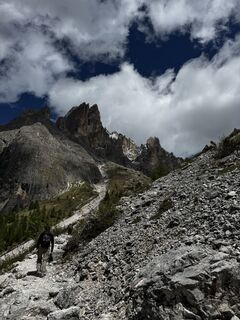 Foto von Arni Eberhard entlang der Tour