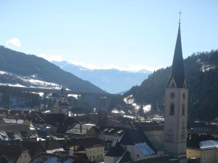 Blick von der Alten Burg auf die Stadt Gmünd