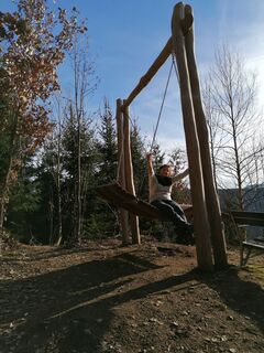 Fotografia z Dagmar Hofer na trase