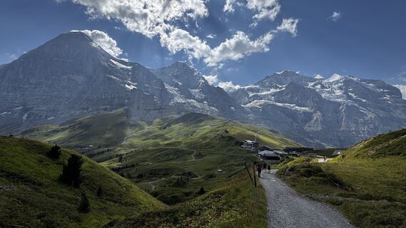 Foto von Andy Hills entlang der Tour