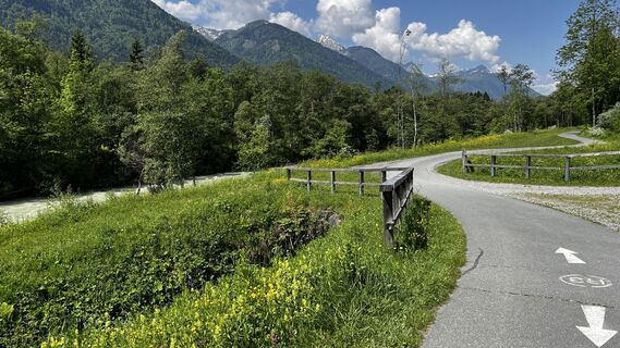 Foto von Petra Triesch entlang der Tour