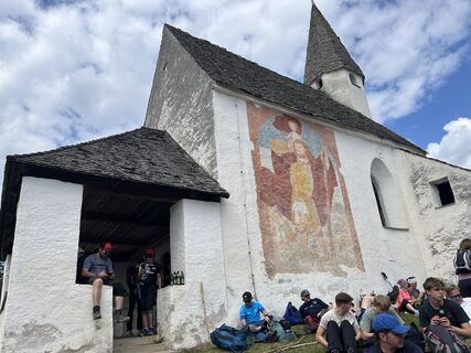 Foto von Bernhard Koller entlang der Tour