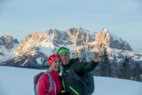 Winterwandern Kat Walk Winter St. Johann in Tirol Oberndorf Kirchdorf Erpfendorf