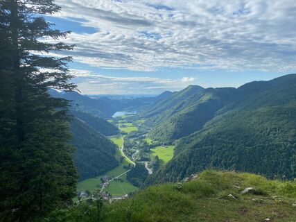 Aussicht zum Hintersee vom Feichtenstein