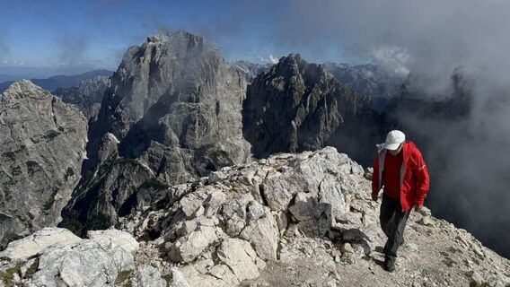Foto de Brigitta Jencski a lo largo del recorrido