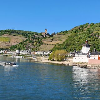 Burg Gutenfels und Burg Pfalzgrafenstein bei Kaub