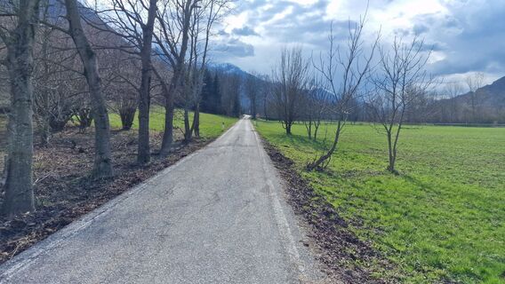 Foto von Fabrizi Mellano entlang der Tour