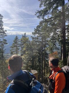 Foto de Andreas Grund a lo largo del recorrido