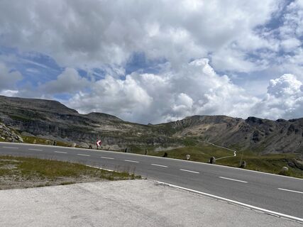 Foto von Heinz Sperl entlang der Tour