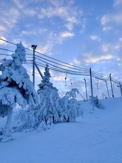 Foto von Snowboard-BS entlang der Tour