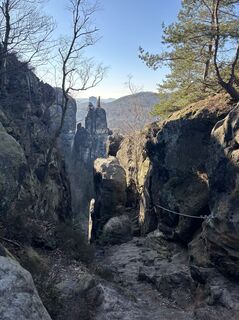 Foto von Sylvia Sellung entlang der Tour