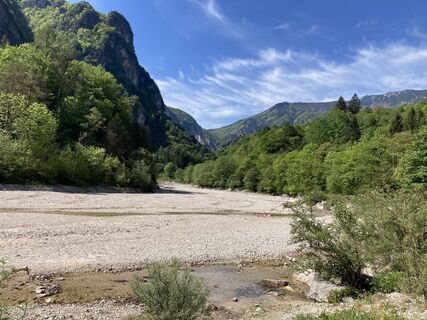 Foto de Monika Karrer a lo largo del recorrido