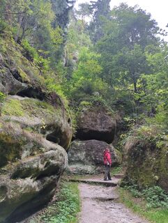 Fotografia z Mike Heinßmann na trase