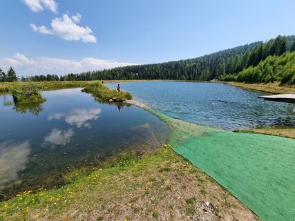 Fotografia z Helmut Neuhold na trase