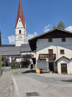 Foto von Elisabeth Schmutz entlang der Tour