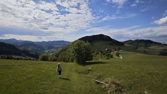 Foto von Matthias Rottenschlager entlang der Tour
