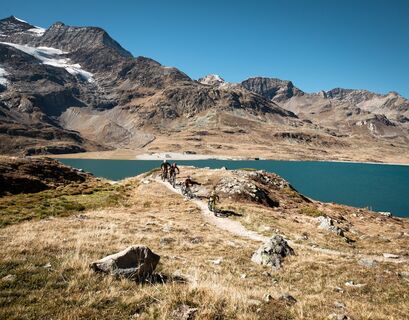 Biker am Lago Bianco