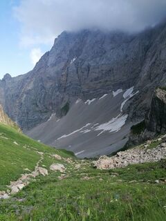 Photo de Dagmar Hofer le long du parcours