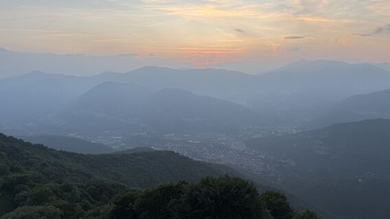 Foto de Marco Giorcelli a lo largo del recorrido
