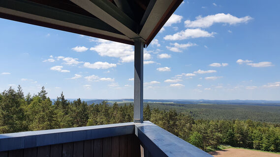 Ausblick vom Rödlaser Turm Richtung Frankenalb