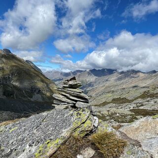 Die Steinmännchen führen zum Ziel