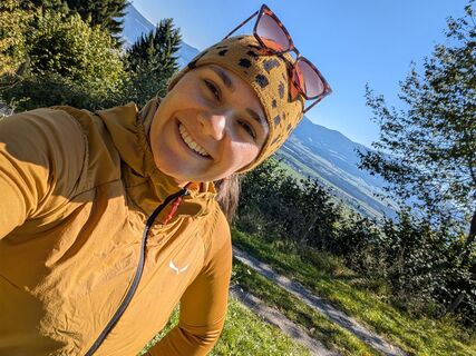 Photo de Anna Bärnthaler le long du parcours