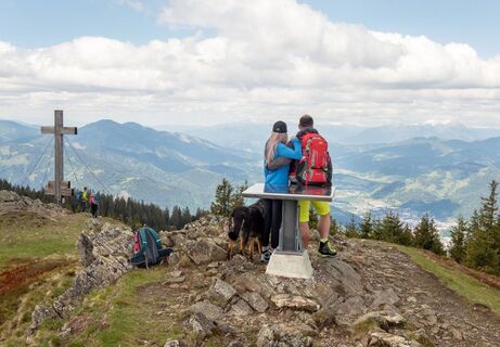 Blick ins Mürztal vom Rennfeld