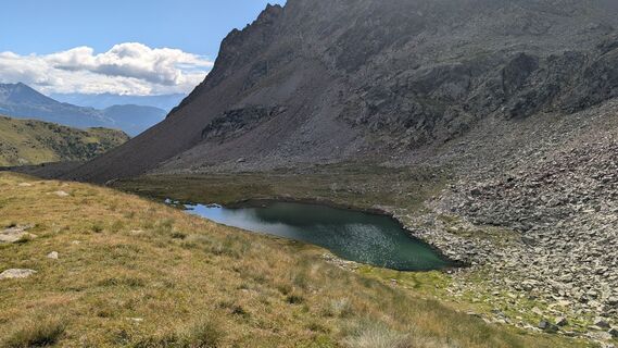 Photo de Stefano Manzoni le long du parcours