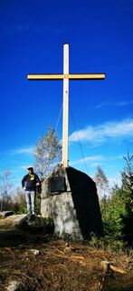 Foto de Klaus Lehner a lo largo del recorrido