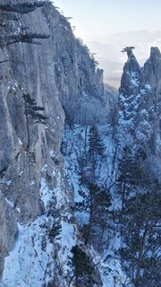 In der Scharte zwischen Peilsteinwand und Matterhorn