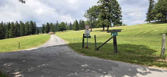 am Parkplatz Ebenwald