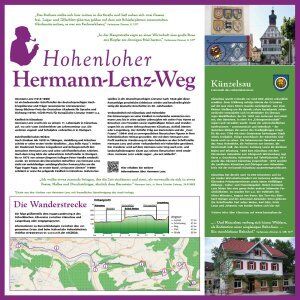 Tafel Hohenloher Hermann-Lenz-Weg